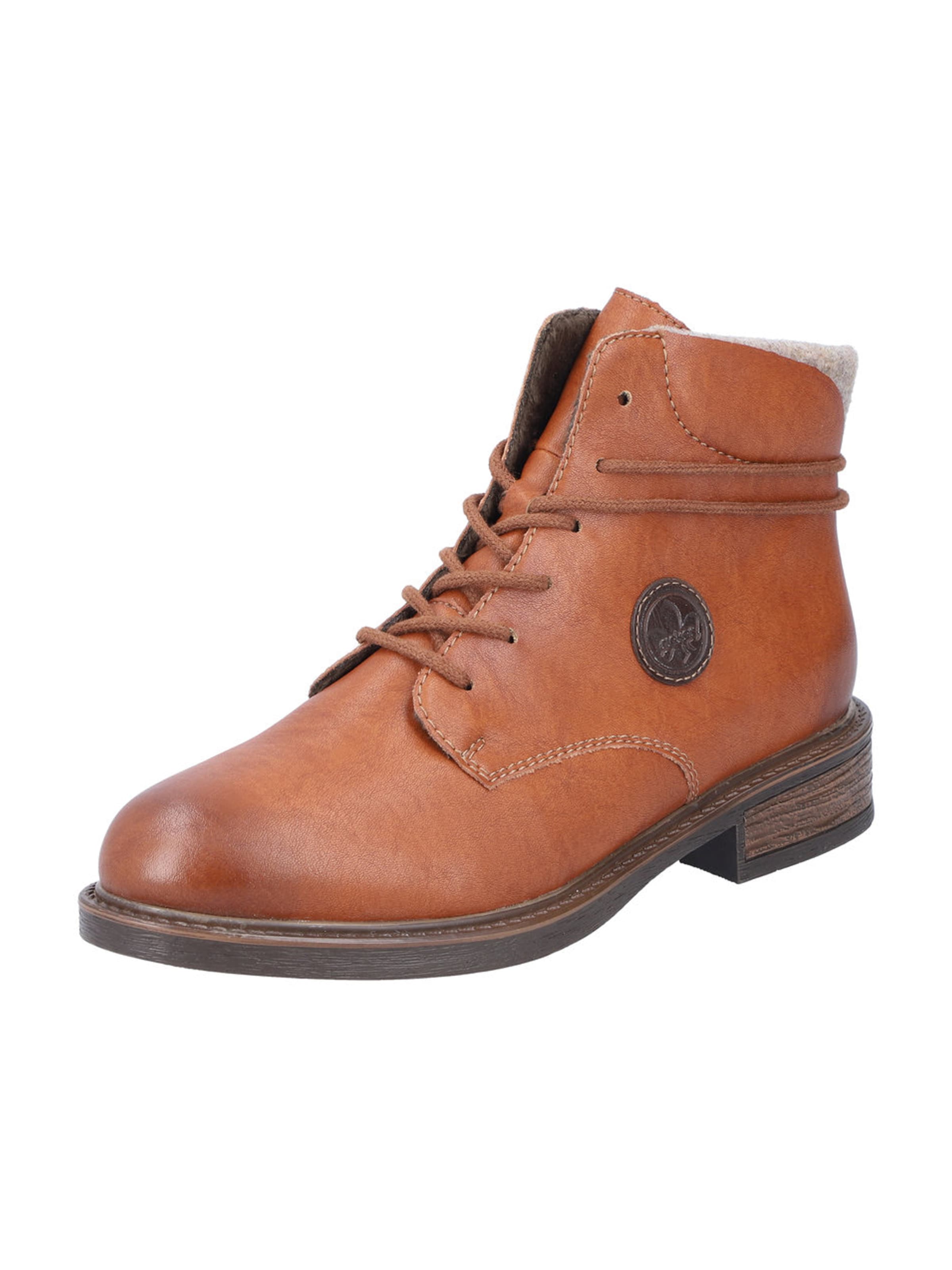 ruda Rieker Suvarstomieji kulkšnis dengiantys batai: priekis