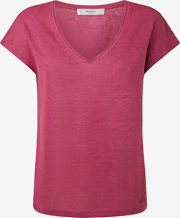 Pepe Jeans - Camiseta 'LOTTIE' en rosa: frente