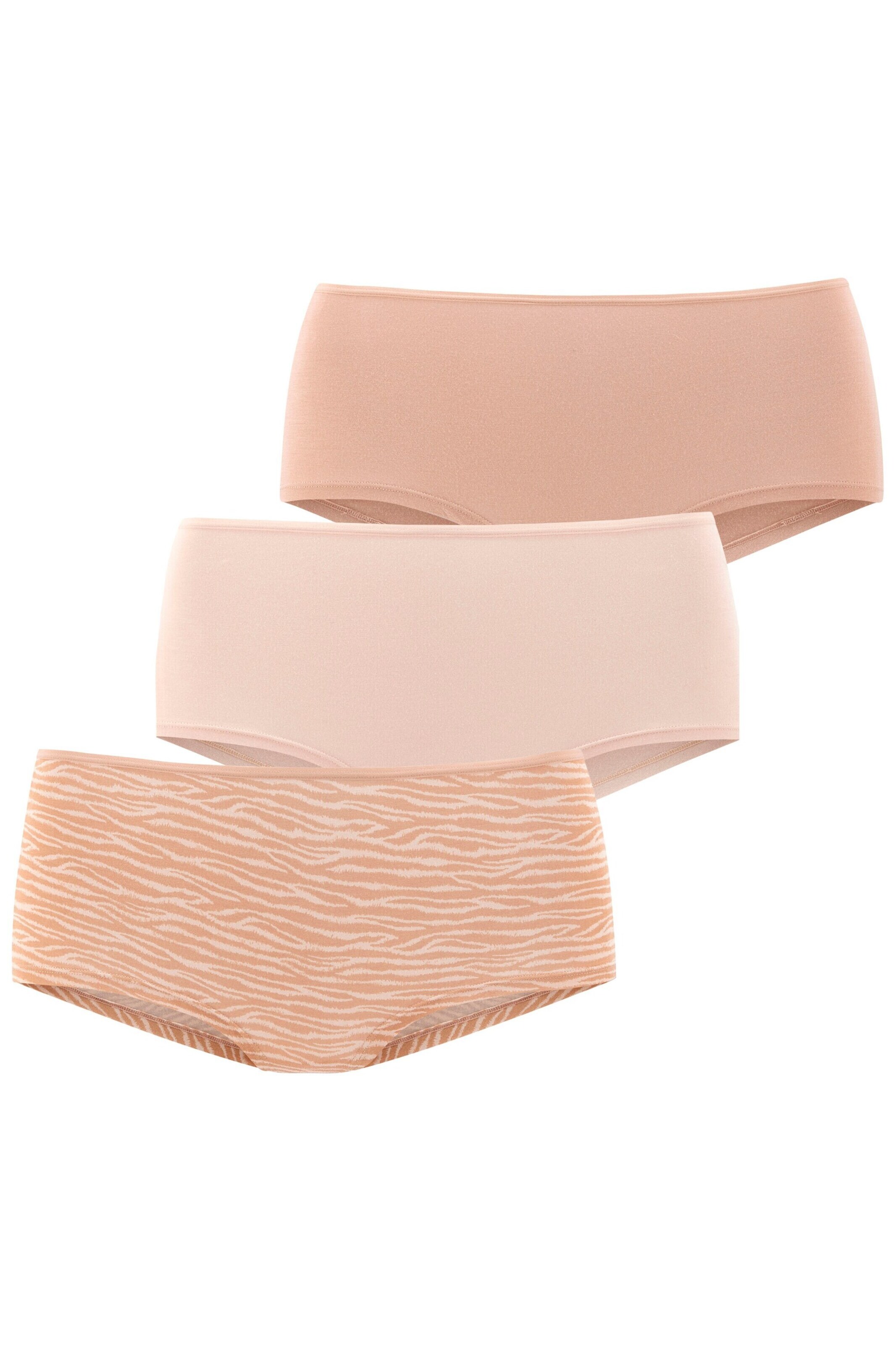 LASCANA Boyshorts in Beige: front