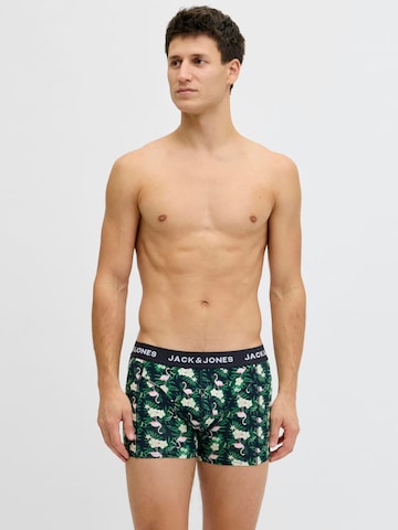 JACK & JONES Boxershorts 'flamingo' in Zwart: voorkant