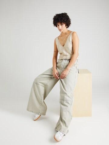 Tops en tricot 'VIFolia' VILA en beige