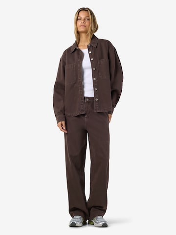 Veste mi-saison 'NMALVA' Noisy may en marron : devant