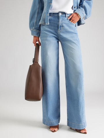 Wide leg Jeans di COMMA in blu: frontale