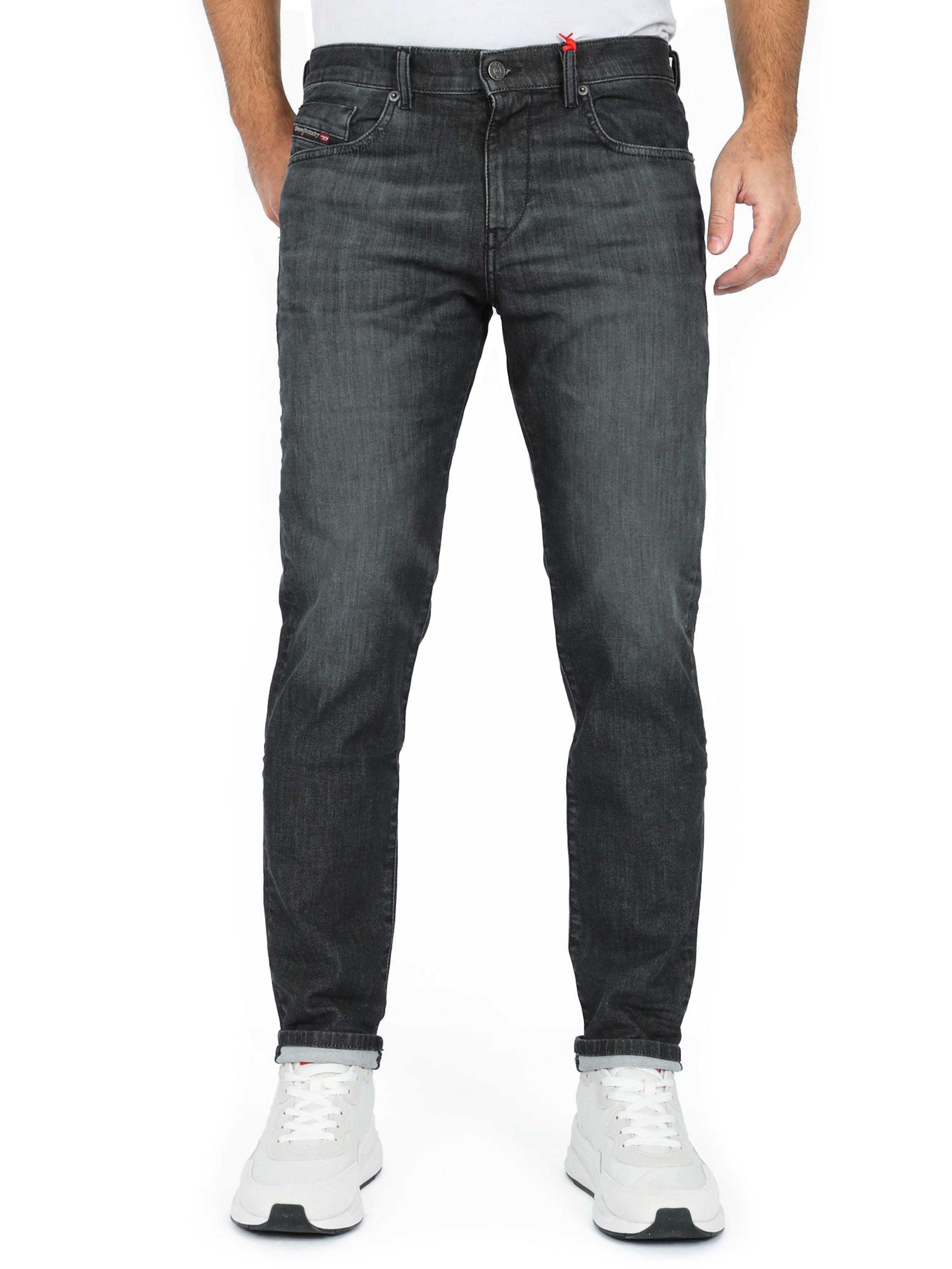 DIESEL Slimfit Jeans 'D-STRUKT SUPERSTRETCH JOGGJEANS'‌‌‌‌‌‌‌‌ in Grau: Vorderseite