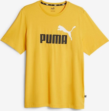 PUMA Performance Shirt 'Essentials' in Yellow: front