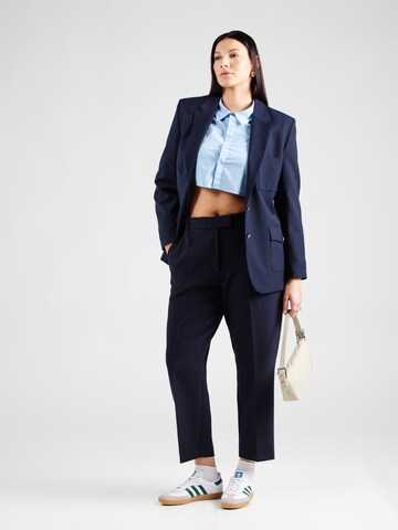 Tommy Hilfiger Curve Loosefit Chino kalhoty 'PUNTO' – modrá