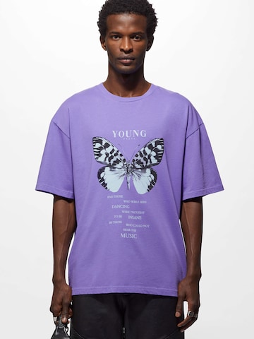 Young Poets Shirt 'Yoricko' in Purple: front