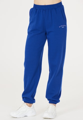 Athlecia Regular Sportbroek 'Asport' in Blauw: voorkant