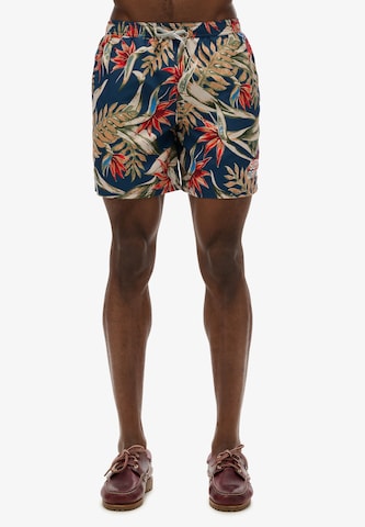 Superdry Zwemshorts in Blauw: voorkant