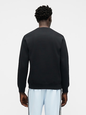 juoda ADIDAS ORIGINALS Megztinis be užsegimo 'Trefoil Essentials'