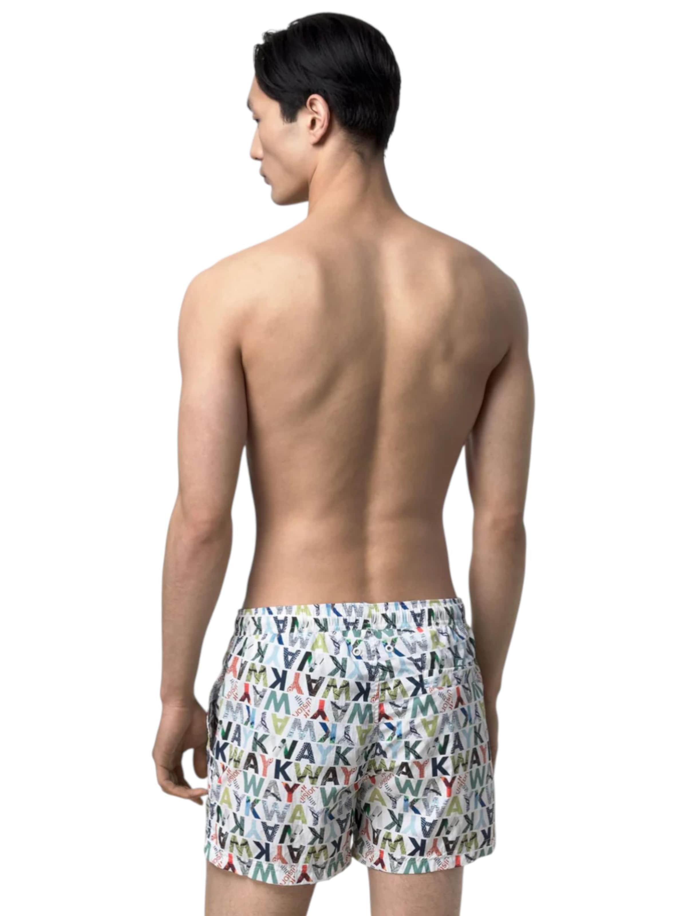 Shorts de bain K-Way en mélange de couleurs