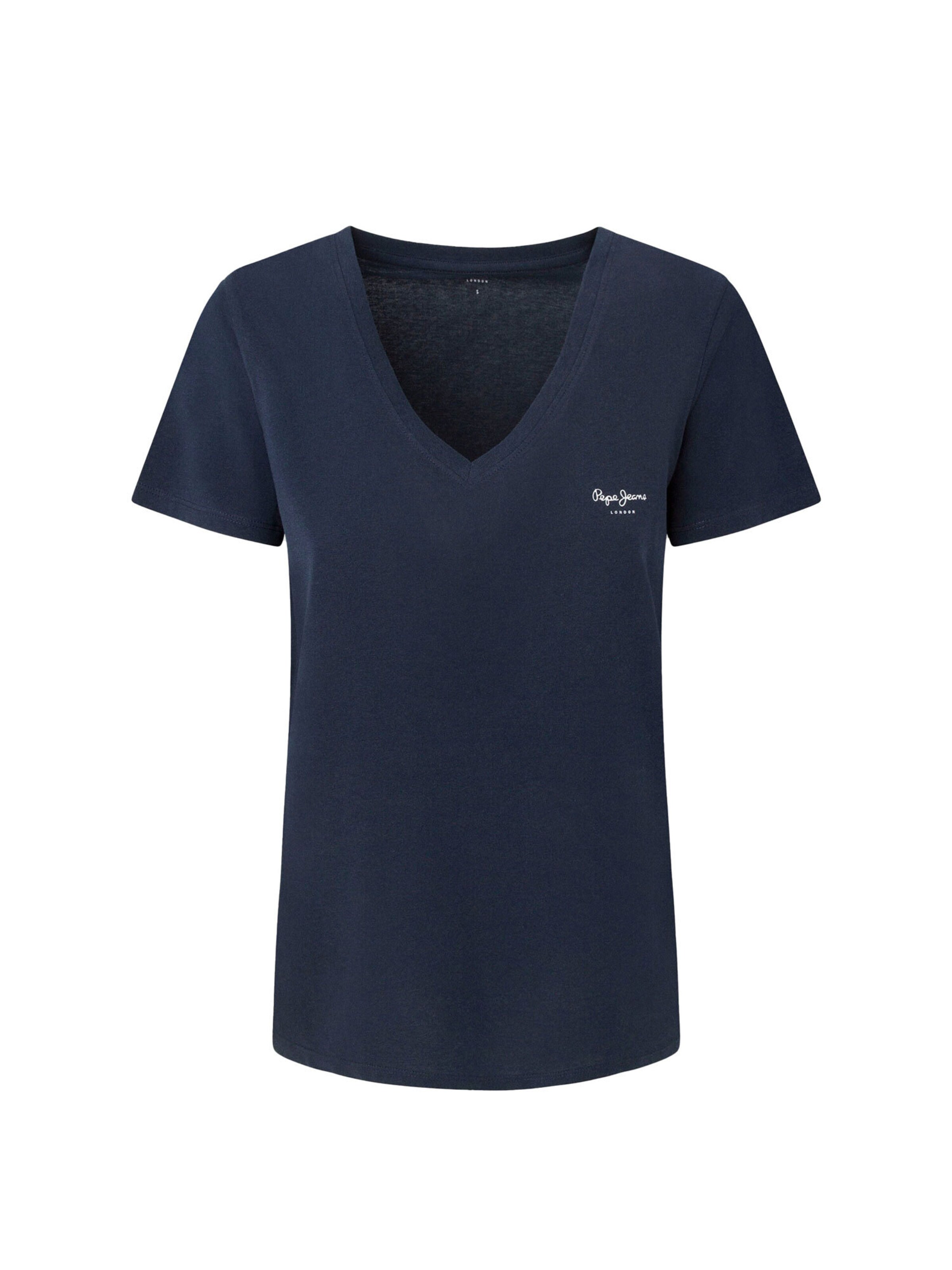 Pepe Jeans Damen Lorette T-Shirt – Rundhals, 100% Baumwolle, Loose Fit