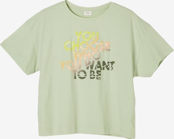 T-Shirt s.Oliver en vert : devant