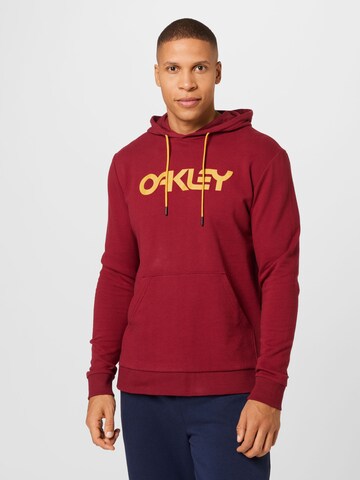 OAKLEY - Sweatshirt de desporto em vermelho: frente