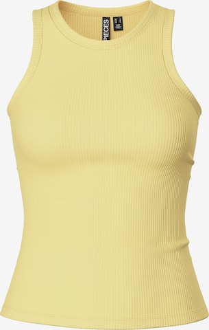 PIECES Topp 'PCRuka', värv kollane: eest vaates