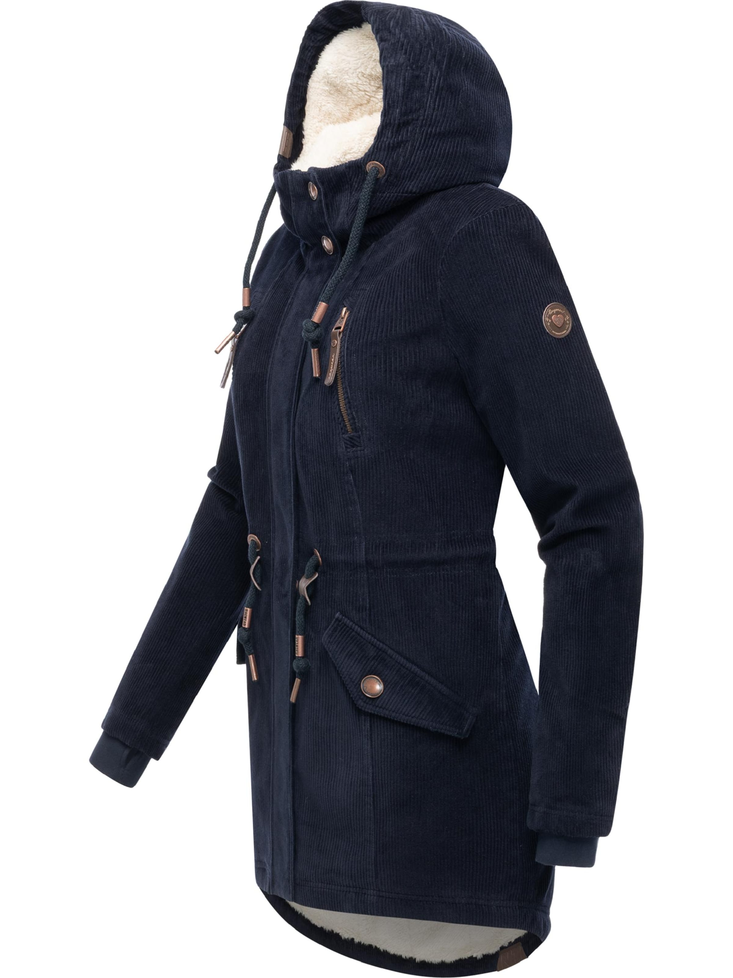 Ragwear Parka 'Ellsie Cordy' in Blau