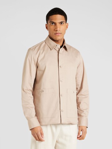 Studio Seidensticker Regular fit Between-season jacket in Beige: front