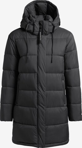 khujo Χειμερινό παλτό 'WORD2' σε μαύρο: μπροστά