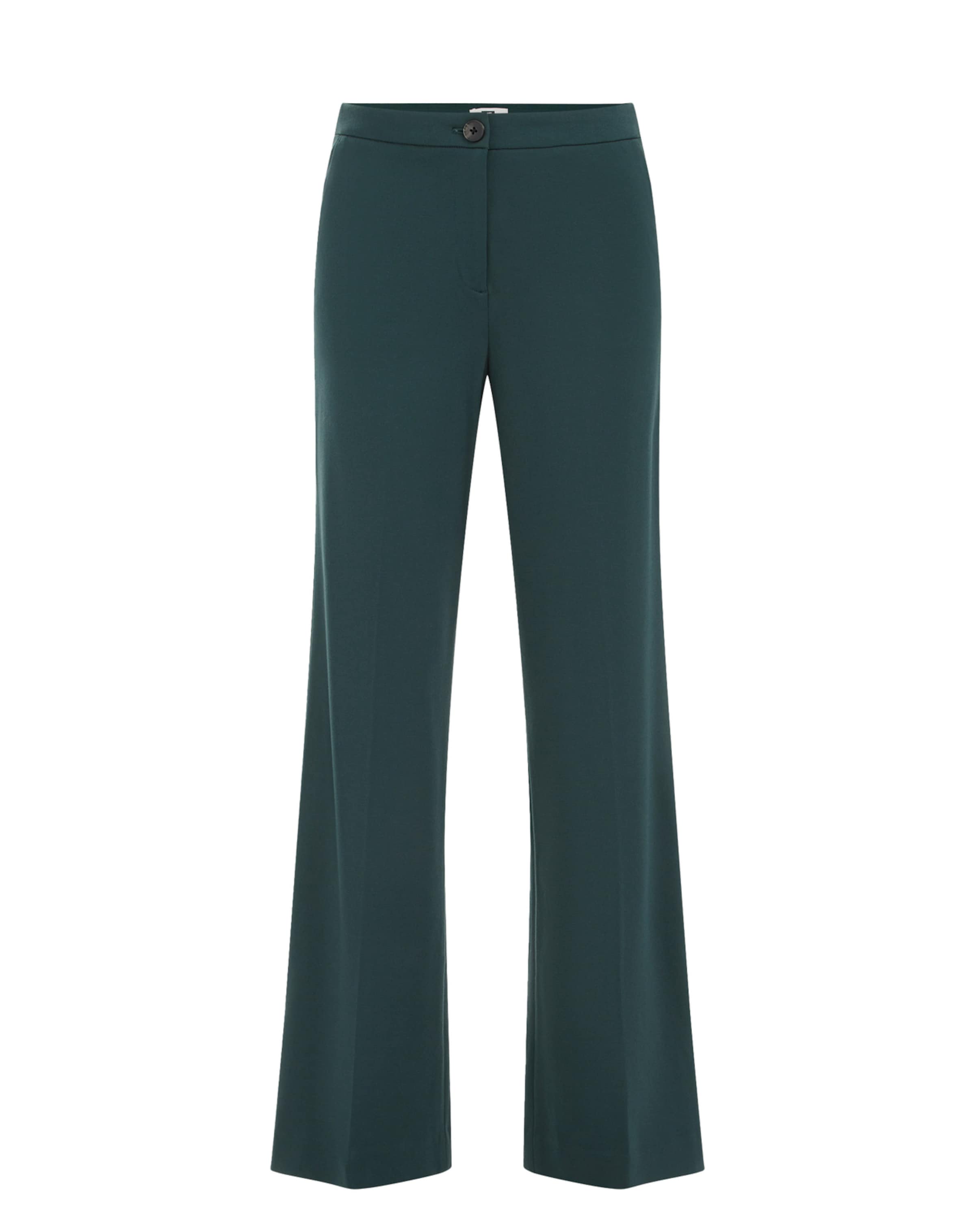 Loosefit Pantalon à plis WE Fashion en vert : devant