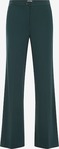 Largi Pantaloni cu dungă de la WE Fashion pe verde: față
