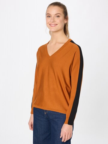 COMMA Sweater in Brown: front