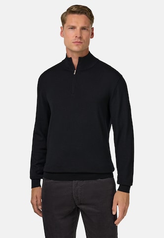Boggi Milano Sweater in Black: front