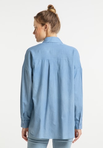 DreiMaster Vintage Bluse in Blau