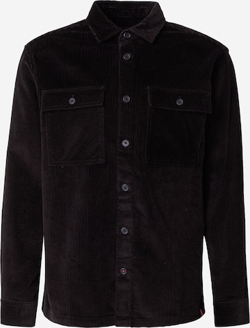 R.D.D. ROYAL DENIM DIVISION Comfort fit Koszula 'RDDBRADY' w kolorze czarny: przód