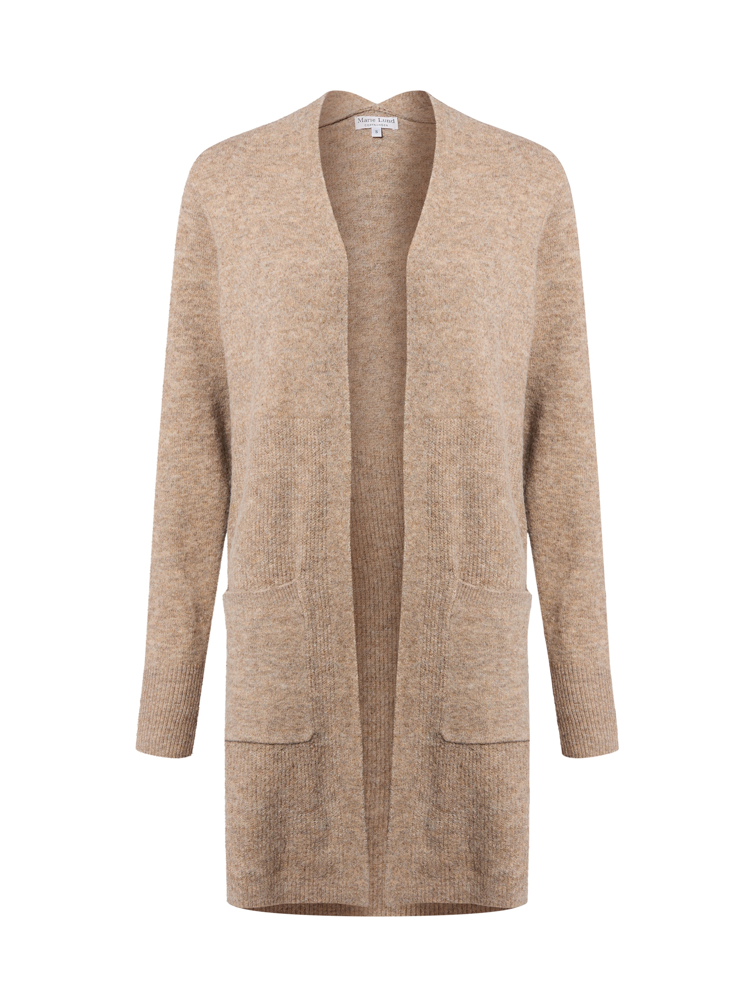 Marie Lund Strickjacke in Beige: Vorderseite