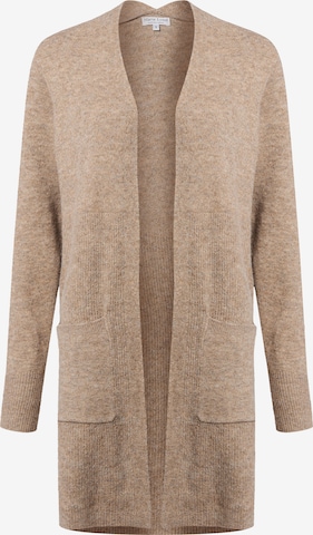 Marie Lund Strickjacke in Beige: Vorderseite
