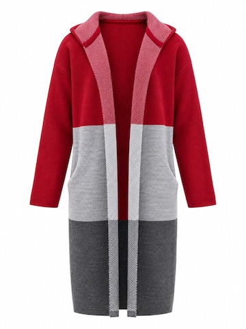 Hilal Akinci Kids Gebreid vest 'HİLAL AKINCI KİDS Kinder Strickjacke mit Knopfleiste' in Gemengde kleuren: voorkant
