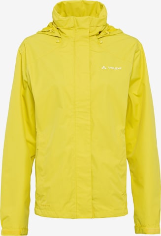 VAUDE Athletic Jacket 'Escape' in Yellow: front