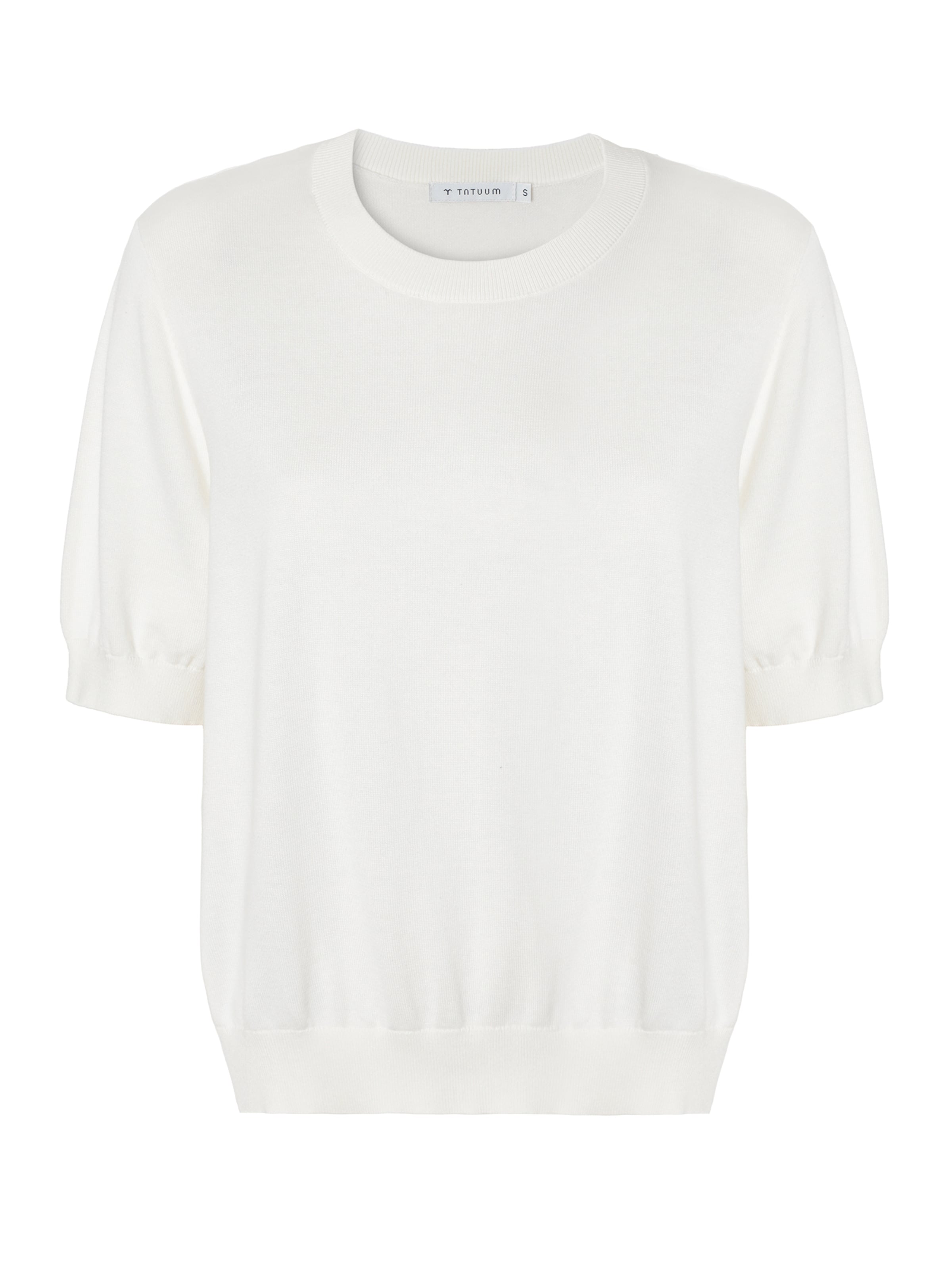 TATUUM Sweater 'August' in White: front