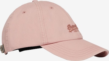 Superdry Cap in Pink: Vorderseite