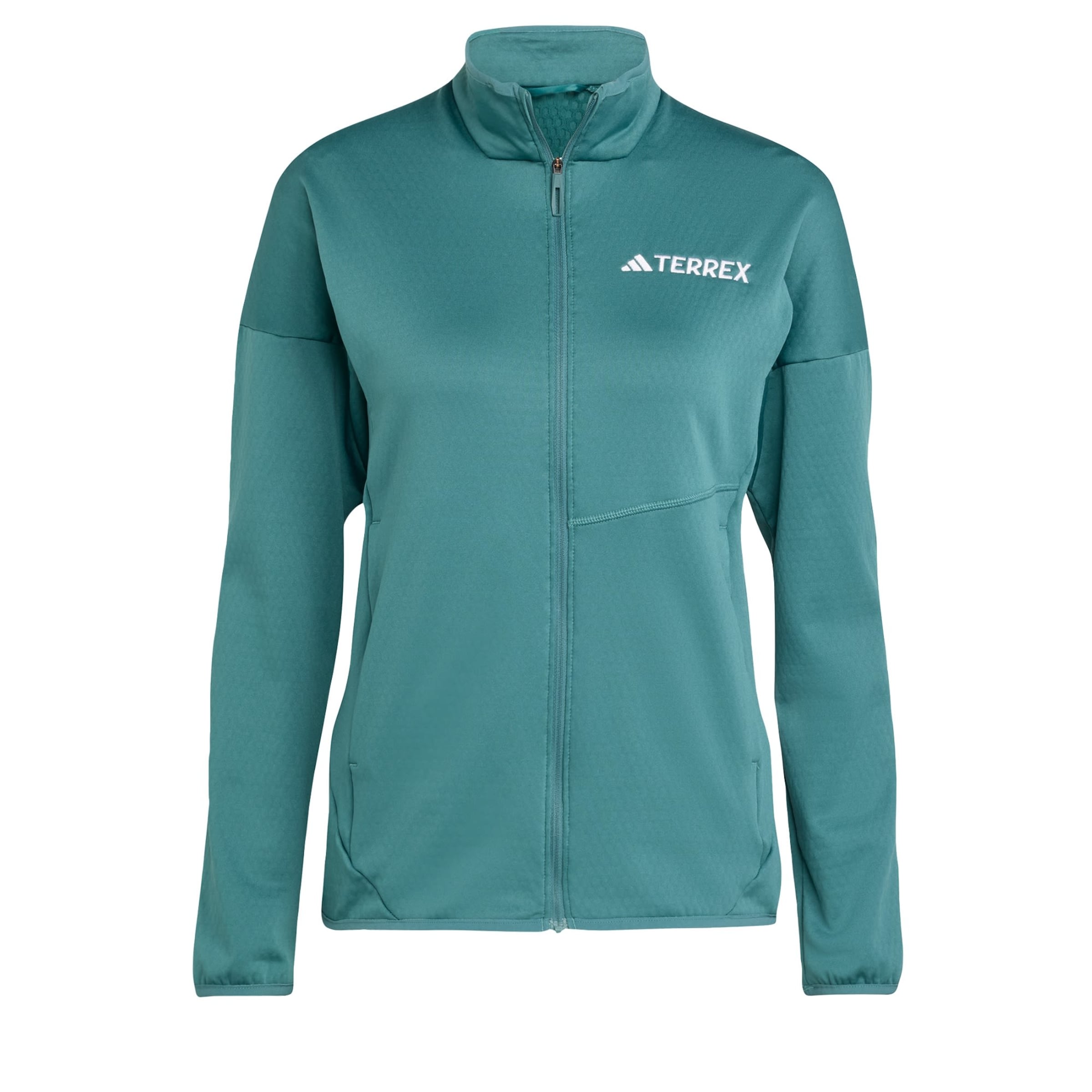 Giacca di pile funzionale 'Xperior' di ADIDAS TERREX in verde: frontale