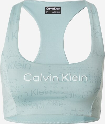 Calvin Klein Sport Sportski grudnjak u pastelno plava / bijela, Pregled proizvoda