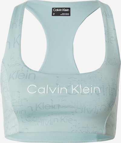 Calvin Klein Sport Športni nederček | pastelno modra / bela barva, Prikaz izdelka