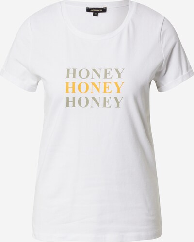 MORE & MORE T-Shirt in honig / grau / weiß, Produktansicht
