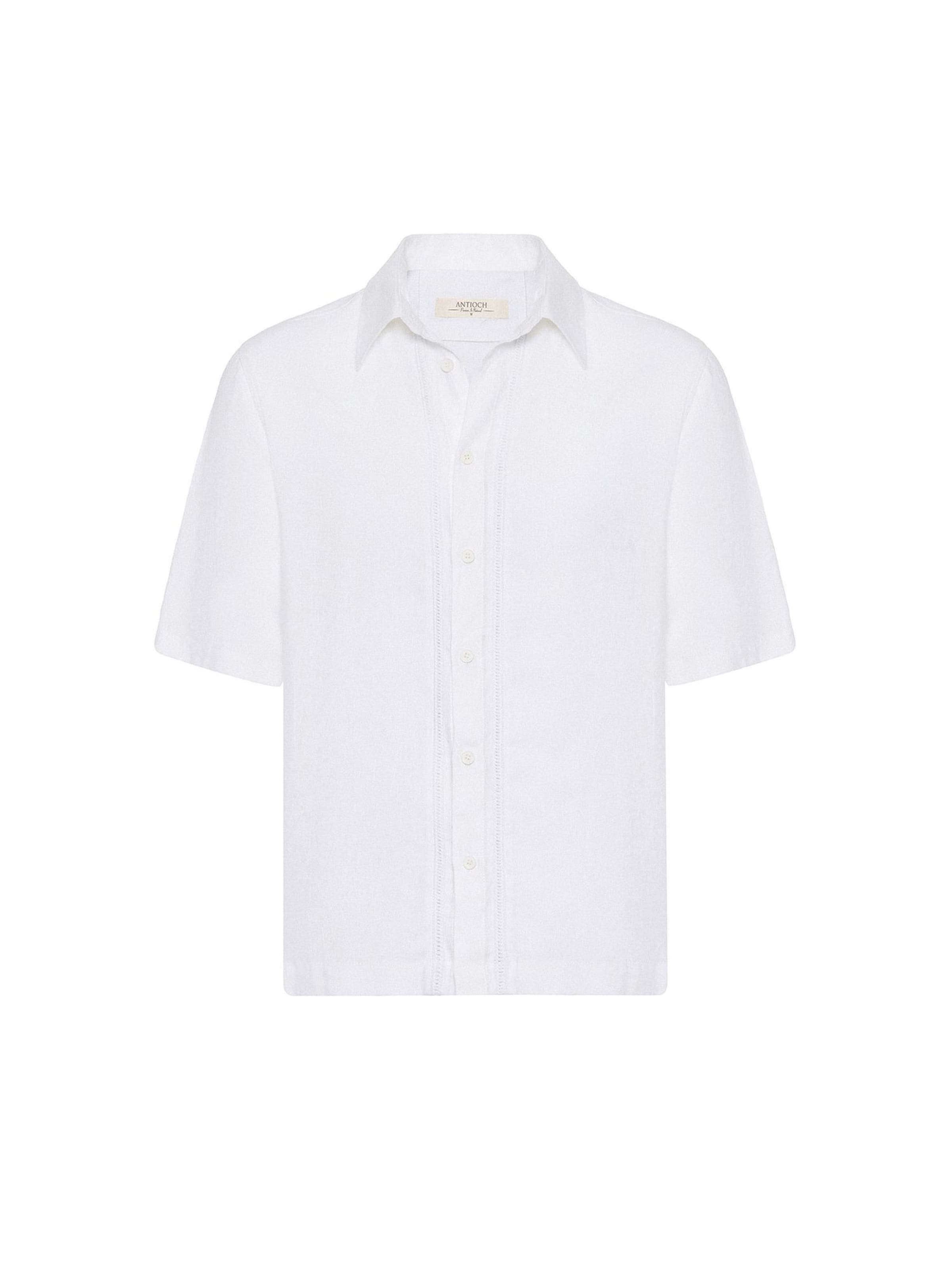 Antioch Regular fit Риза в бяло: отпред