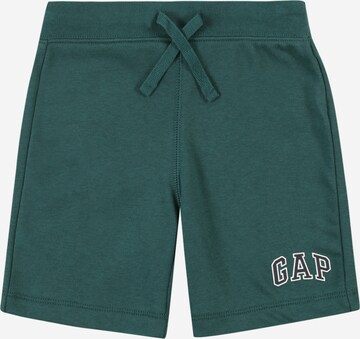 GAP Regular Панталон в зелено: отпред