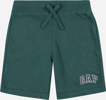 Pantalon GAP en vert : devant