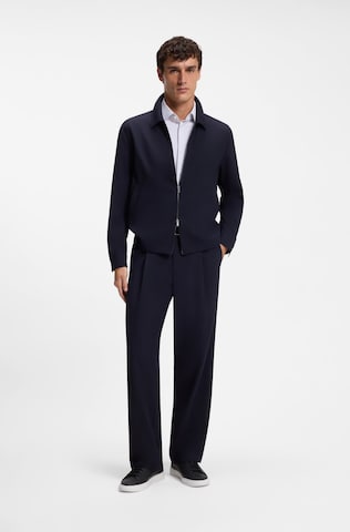 BOSS Slim fit Button Up Shirt ' Hank' in Blue