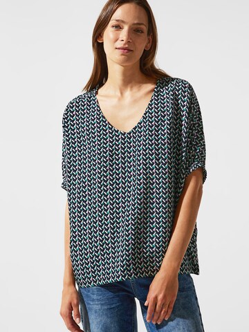 STREET ONE Blouse in Blue: front