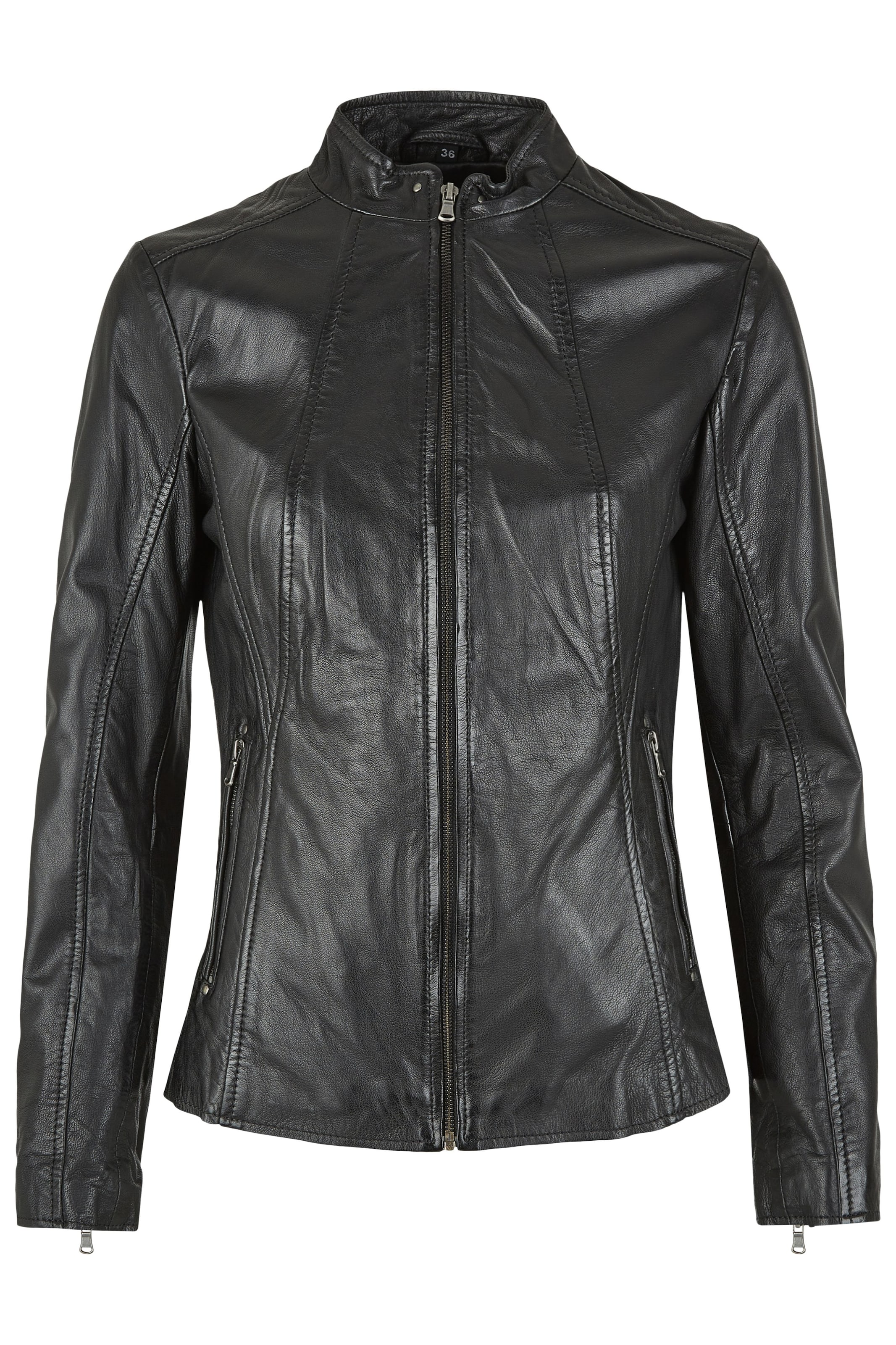 7ELEVEN Übergangsjacke 'SEJacky' in Schwarz: Vorderseite