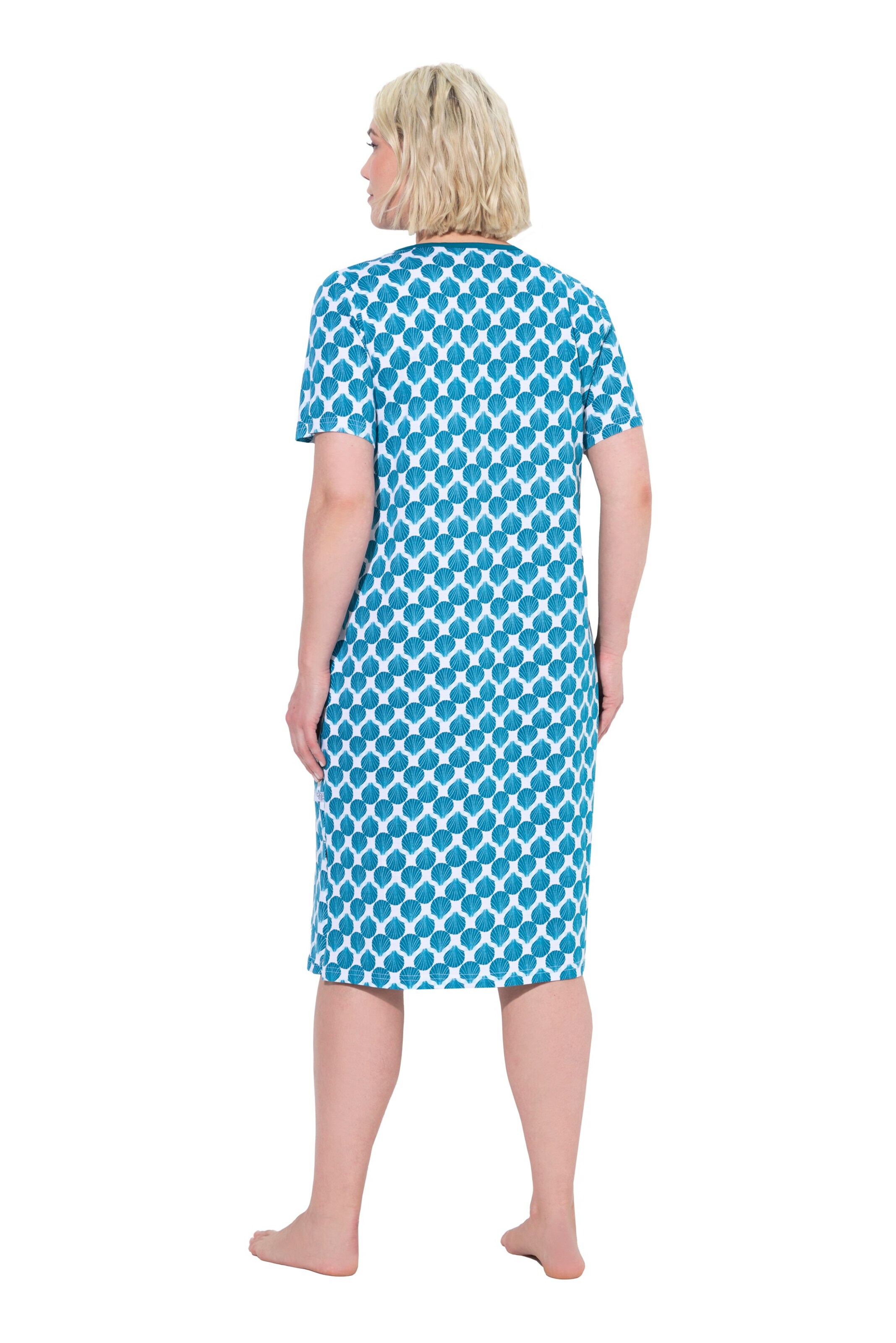 Ulla Popken Nachthemd in Blauw