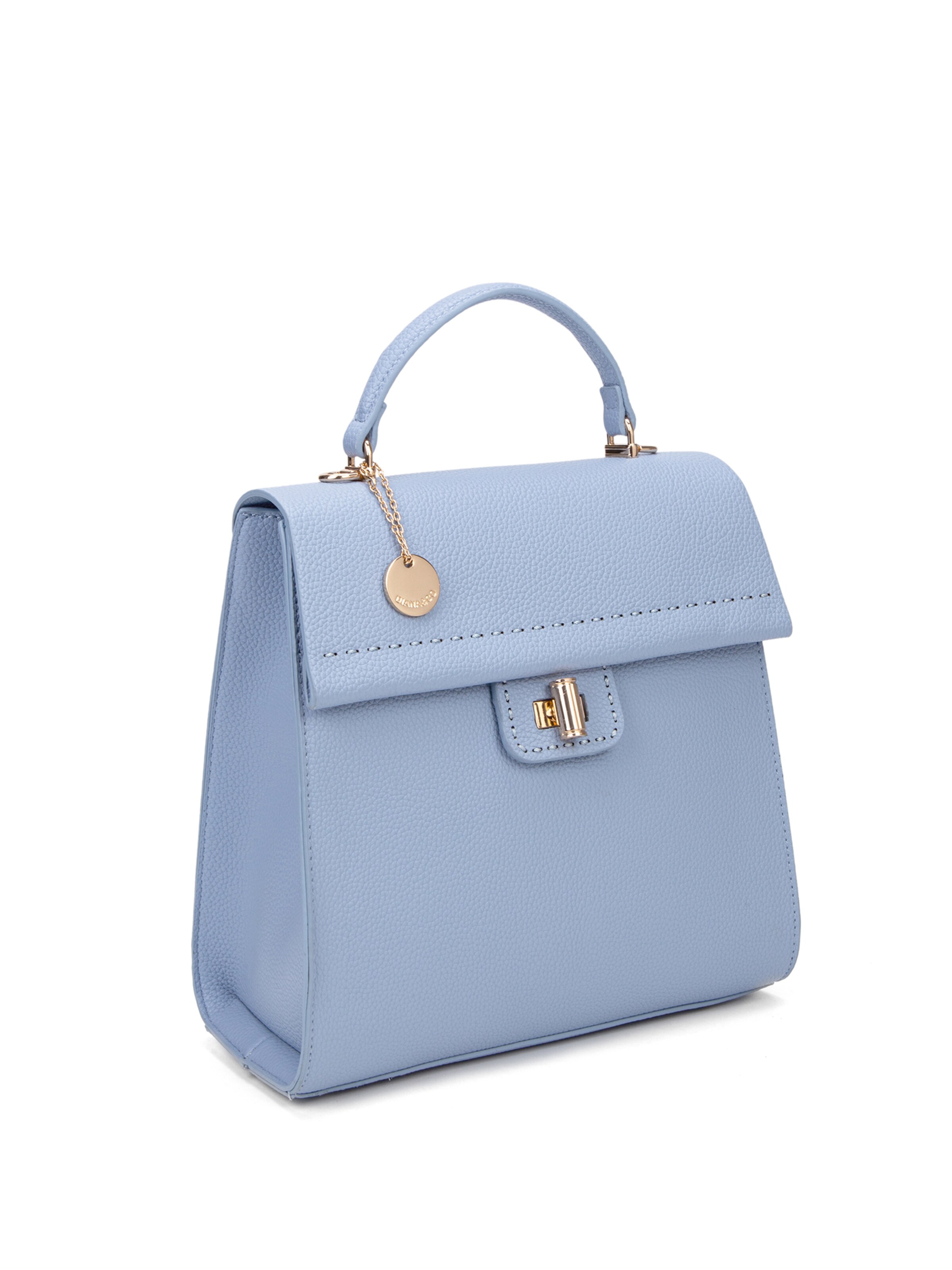 Zaino 'Zaino Donna Vegan Leather Diana & Co Firenze - Chiusura Girello Tracolla Regolabile' di Diana&Co. in blu
