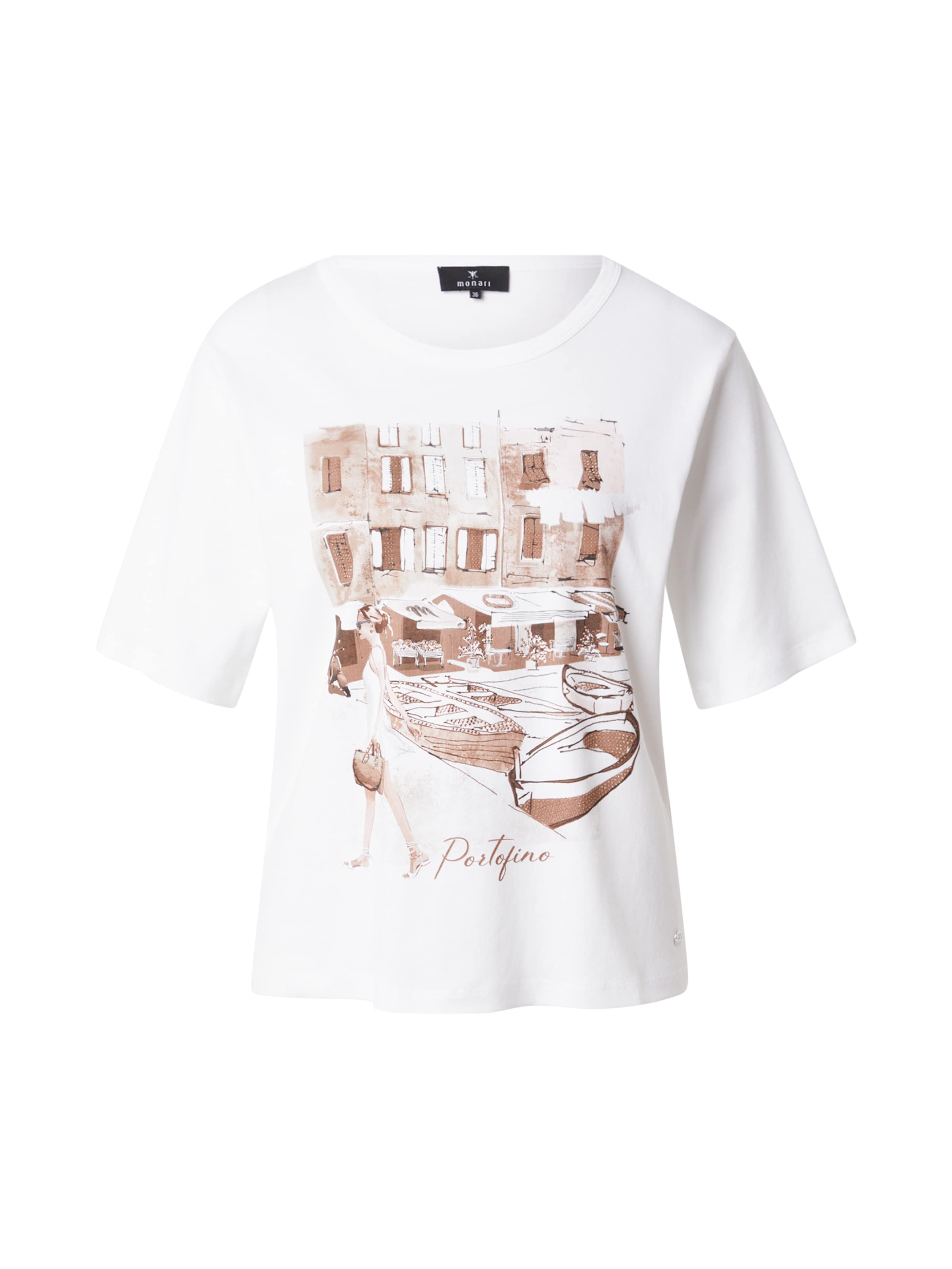 monari - Camiseta en beige: frente