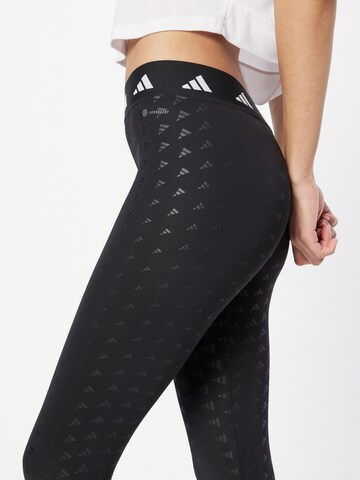 ADIDAS PERFORMANCE Skinny Sportbroek 'Brand Love' in Zwart