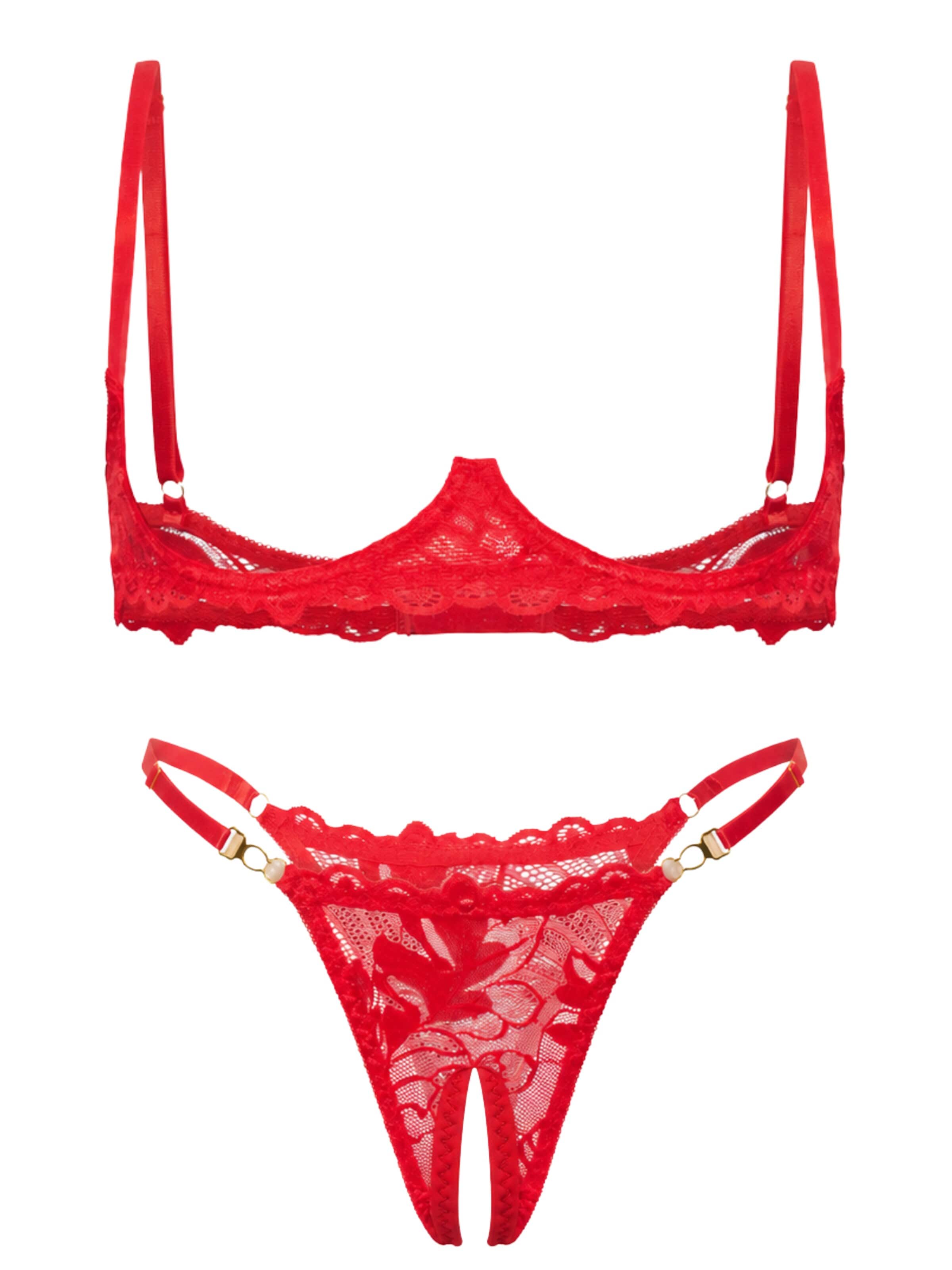 Orchibelle Ouvert 'Andrea'‌‌‌‌‌‌‌‌‌‌ in Rot: Vorderseite