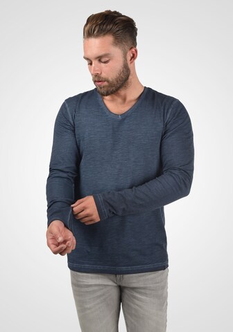 Maglietta 'Cornelio' di !Solid in blu: frontale